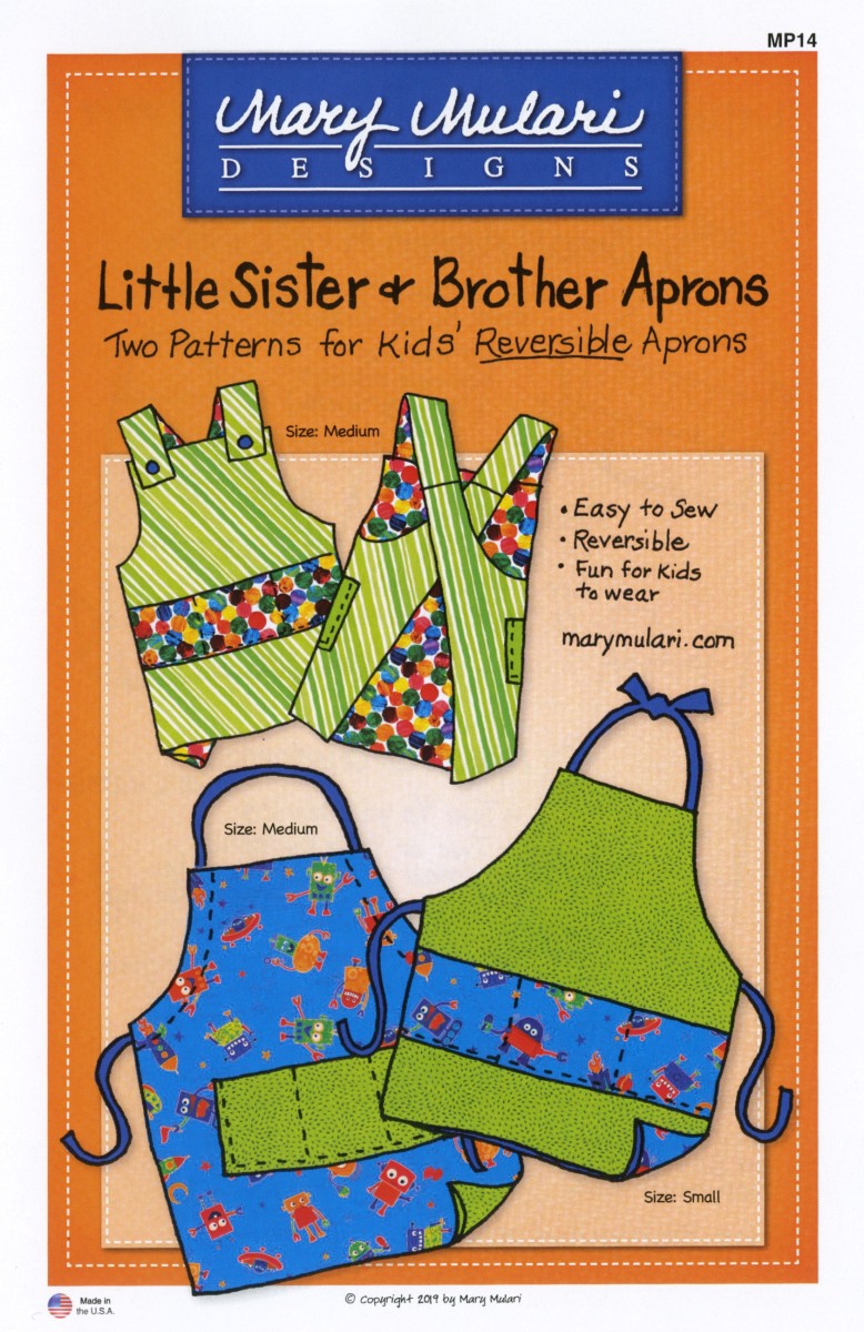 Mary Mulari Little Sister & Brother Apron Pattern