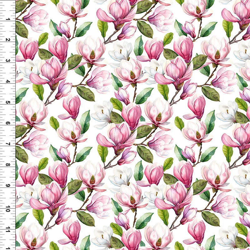 2026 All Southeast Shop Hop Magnolia Pink by In the Beginning Fabrics - 1/2 YARD