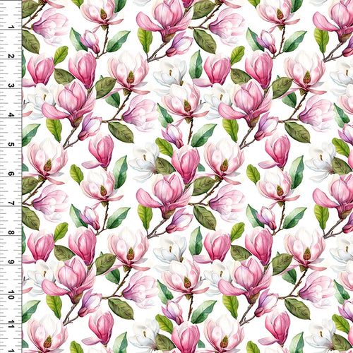 2026 All Southeast Shop Hop Magnolia Pink by In the Beginning Fabrics - 1/2 YARD