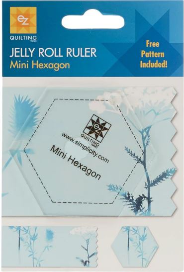 EZ Quilting Jelly Roll Ruler : Mini Hexagon