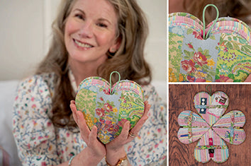 Modern Prairie Garden Collage Patchwork I Heart Sewing Kit - MPIHS - image 2