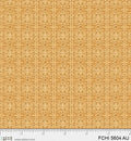 Floral Chic Tonal Tiles Gold quilting cotton fabric