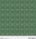 Floral Chic Tonal Tiles Green quilting cotton fabric