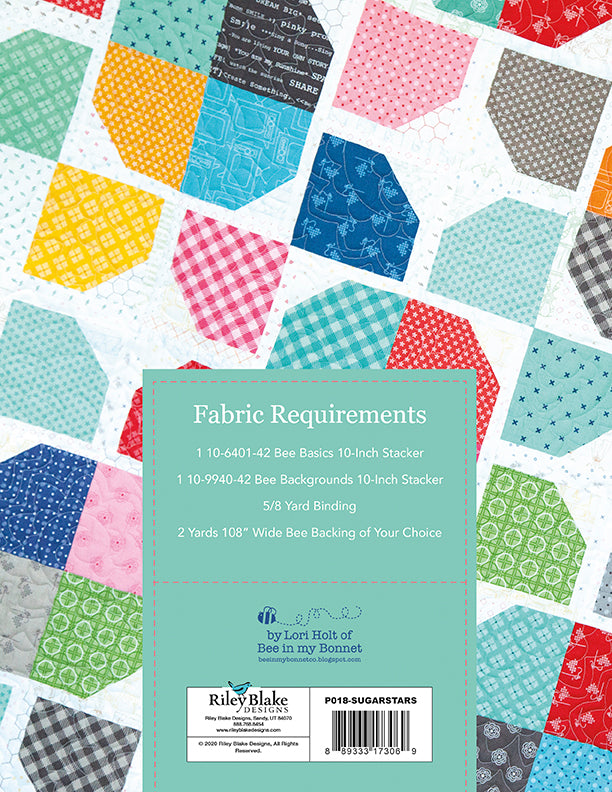 Bee In My Bonnet Sugar Stars Quilt Pattern from RBD