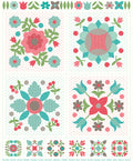 Flea Market Applique 36" x 43 1/2" Panel Neutral by Lori Holt for Riley Blake Designs