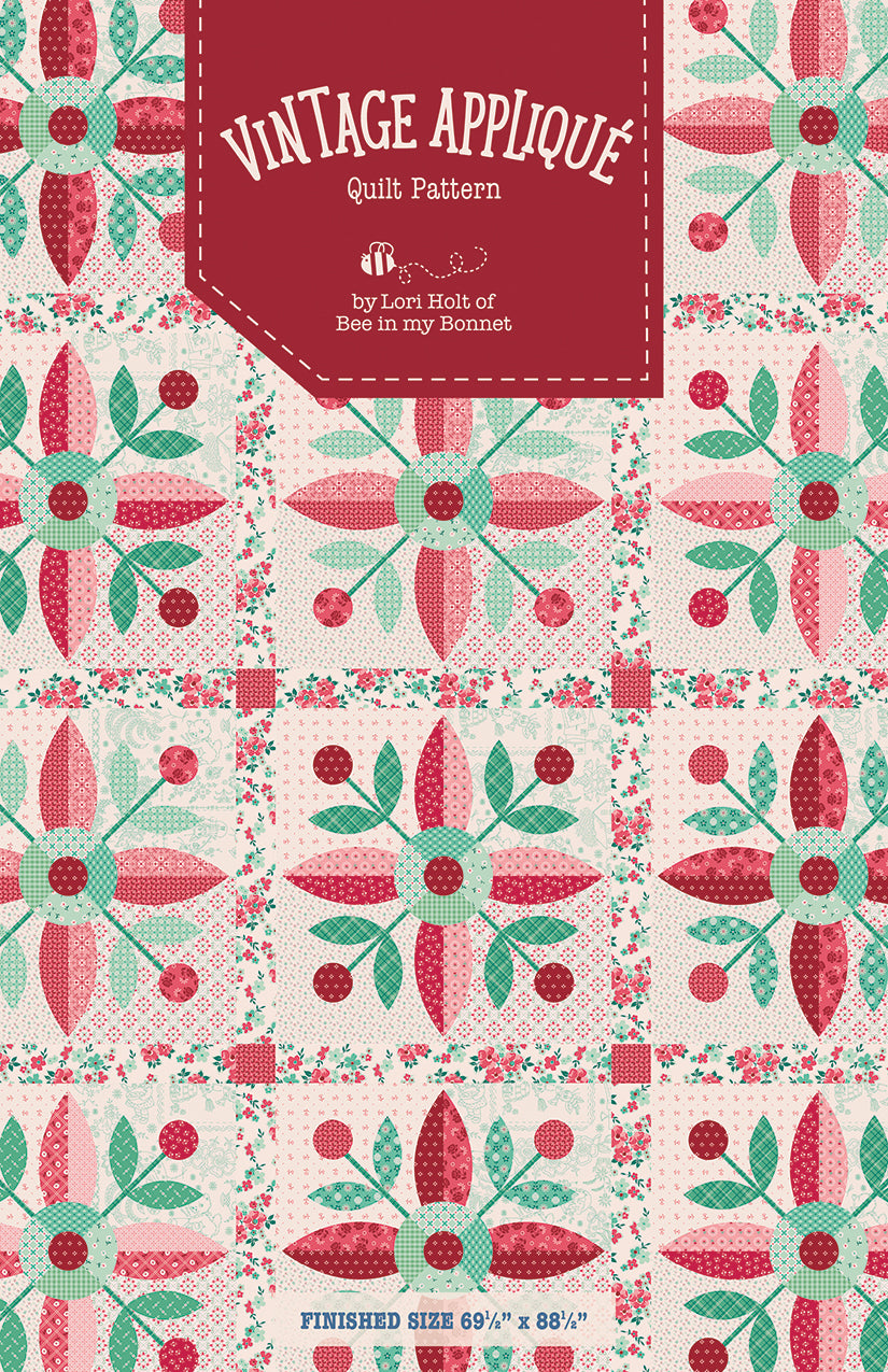 Lori Holt Vintage Applique Quilt Pattern from RBD
