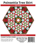 Poinsettia Tree Skirt Complete Pattern & Paper Piece Pack