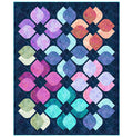 Floating Flowers Quilt Kit PTN3311 featuring Stonehenge Gradations by Northcott Fabrics