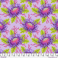 Floral Reef Friends & Anemones Ultraviolet by Tula Pink fabric