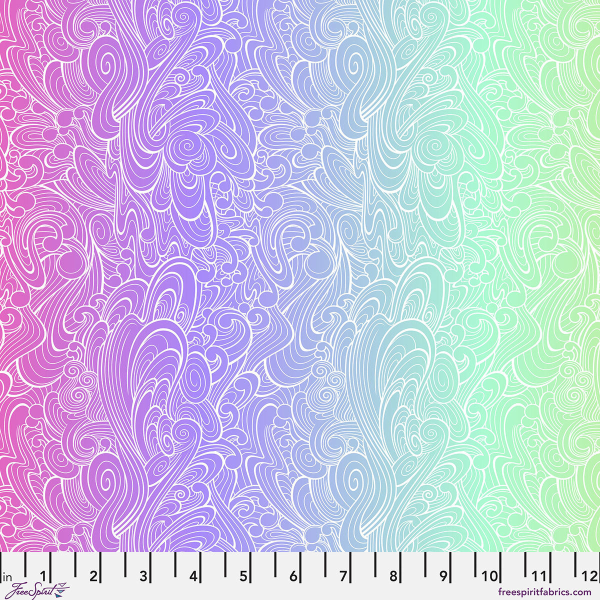 Floral Reef Riptide Deep Dive by Tula Pink fabric