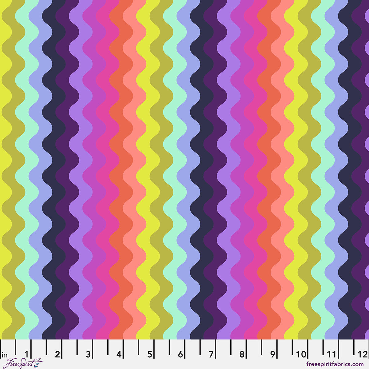 Floral Reef Wave Rider Deep Dive by Tula Pink fabric