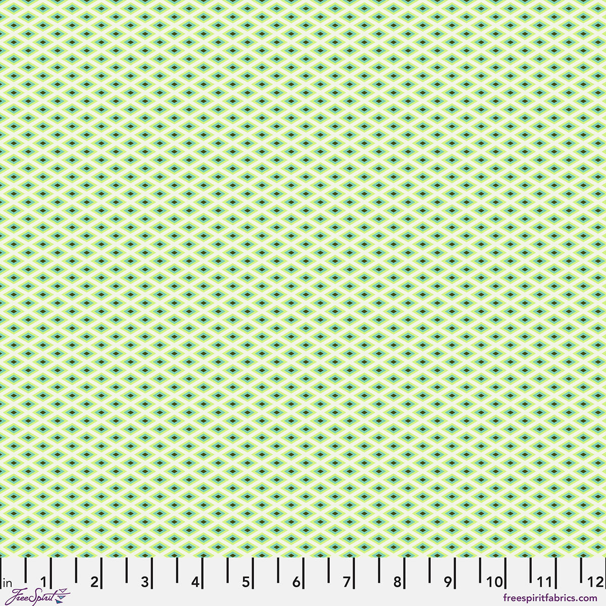 Floral Reef Lighthouse Windows Seagrass by Tula Pink fabric