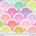 Tula Pink Prince Charming Déjà Vu Fabric – Snail Scallop - Sugarrush