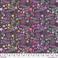 Tula Pink Prince Charming Déjà Vu Fabric – Dandelion - Licorice
