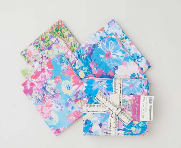 RK Painterly Petals Favorites Morning Light Sweet Fat Quarter Bundle - 5 pieces