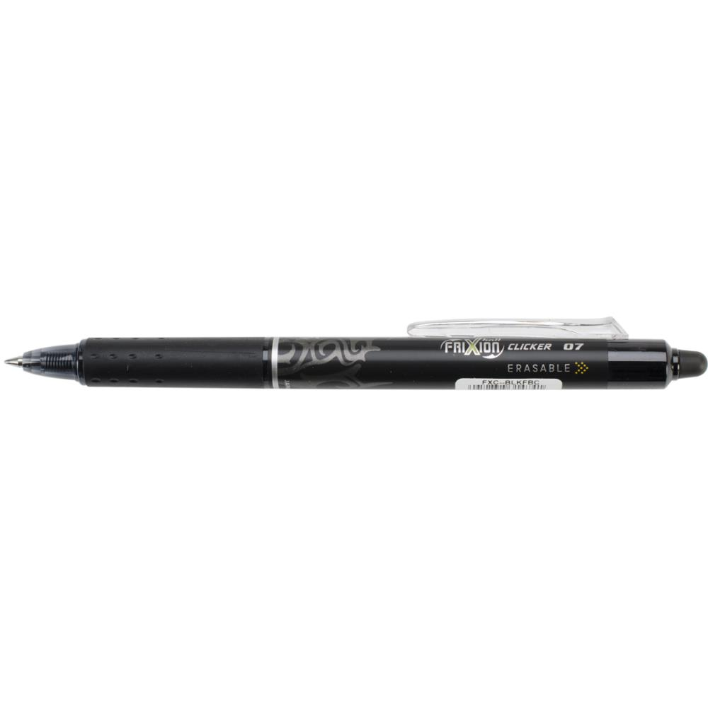 Pilot FriXion Clicker Erasable Gel Pen – Black – 0.7mm