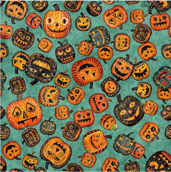 QT Fabrics-Creepin' It Real by Morris Creative Group- 1/2 Yard