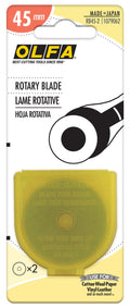OLFA 45mm Rotary Blade Refill - 2 Count