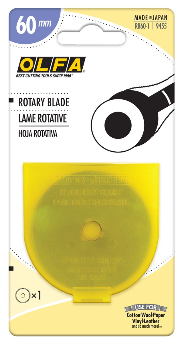OLFA 60mm Rotary Blade 1ct