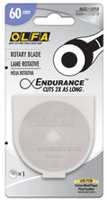 OLFA 60mm Endurance Rotary Replacement Blade 1ct