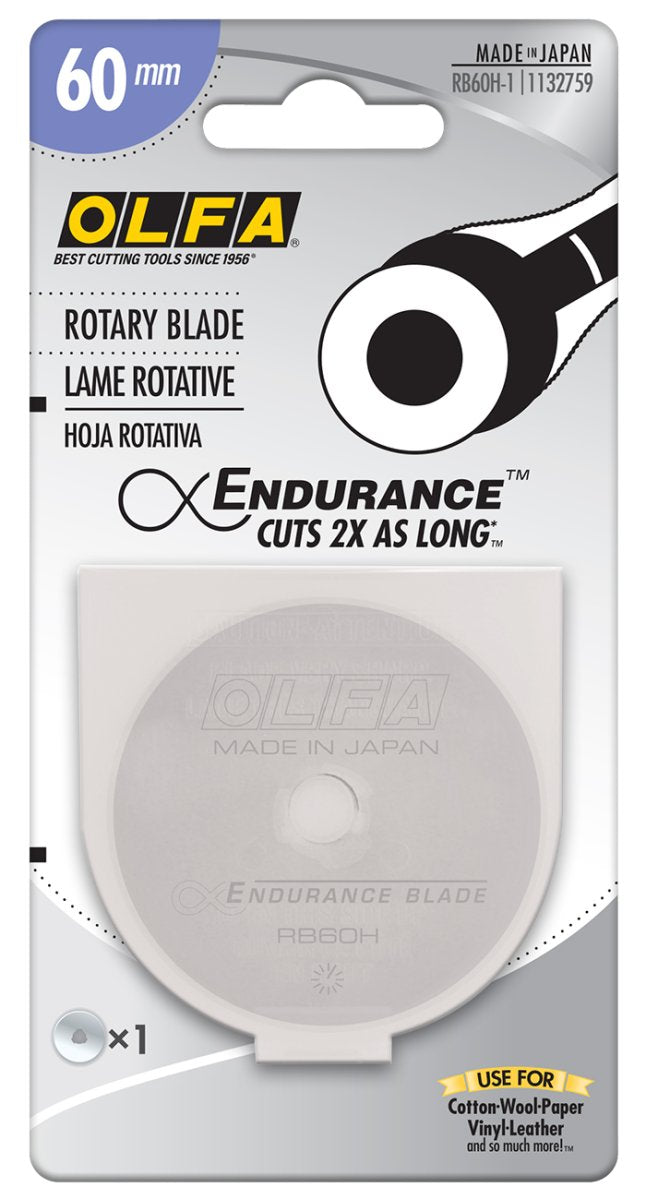 OLFA 60mm Endurance Rotary Replacement Blade 1ct