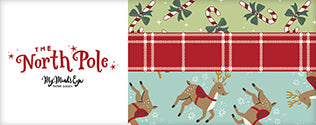 The North Pole Flannel 25 Yard Flat Fold Bundle