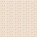 Humblebee Field Bees Recycled Cotton Yardage by Aimee Parker for FIGO- 1/2 YARD