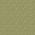 Humblebee Green Daises Recycled Cotton Yardage by Aimee Parker for FIGO- 1/2 YARD