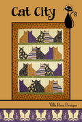 Villa Rosa Designs Cat City Quilt Pattern 42" x 56"