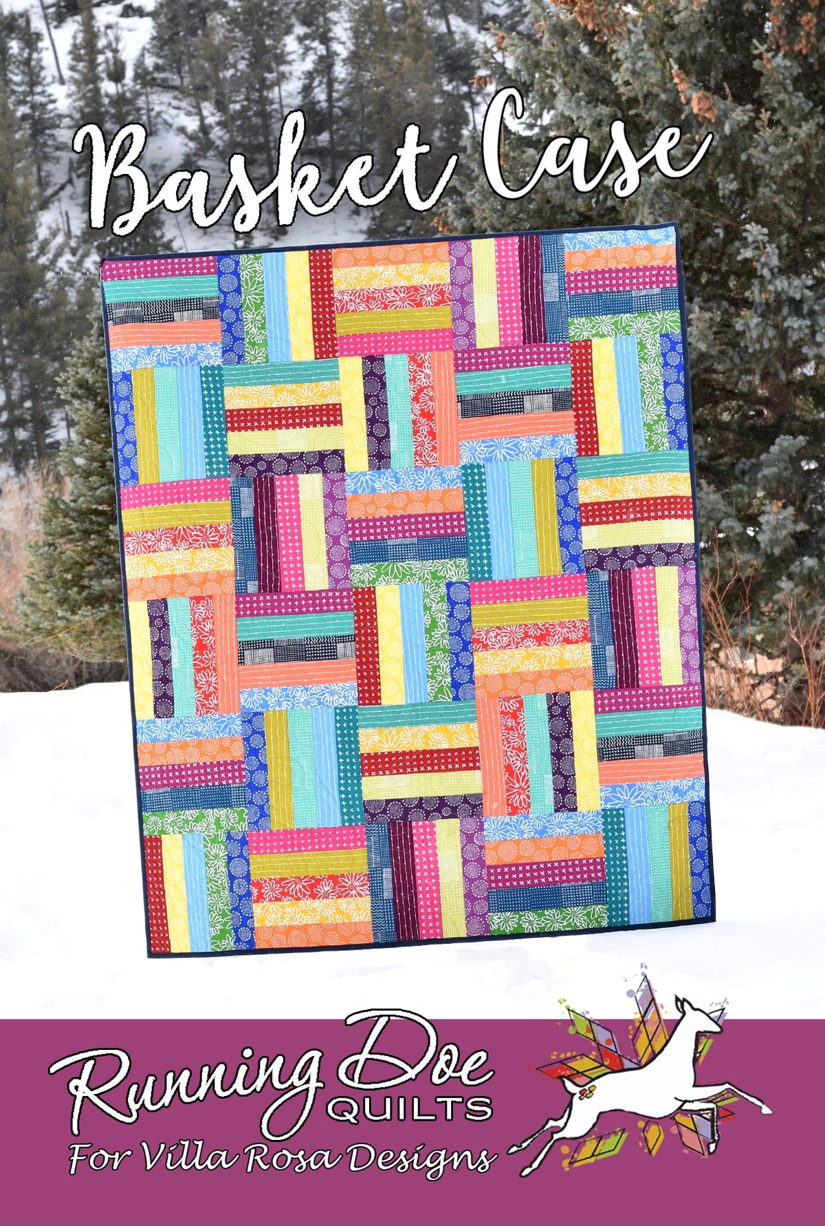 Villa Rosa Designs Basket Case Quilt Pattern 50" x 60"