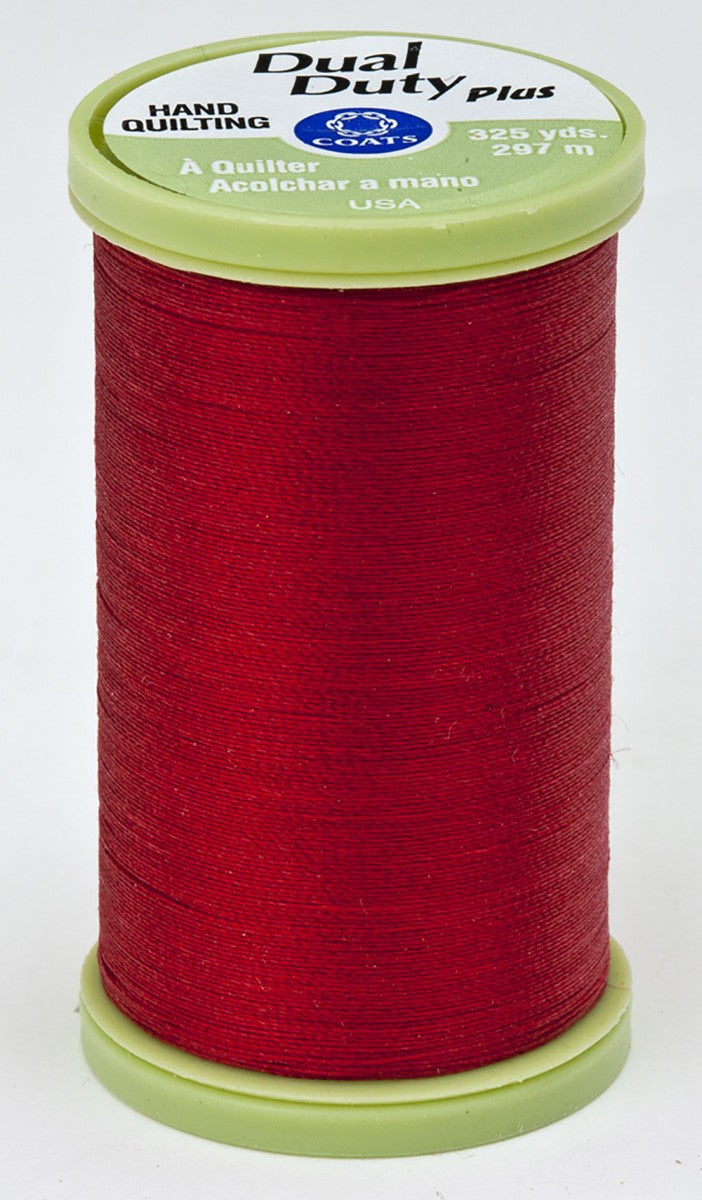 Coats Dual Duty Plus Hand Quilting Thread 325yd - Red