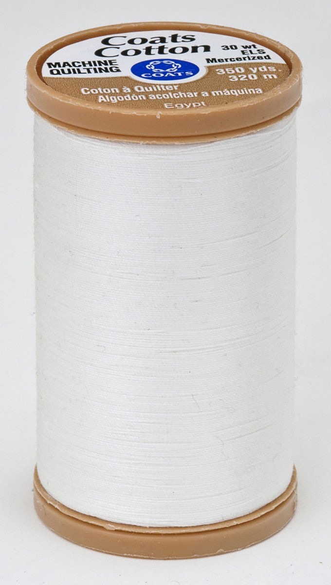 Coats Cotton Machine Quilting Thread 350yd - Winter White
