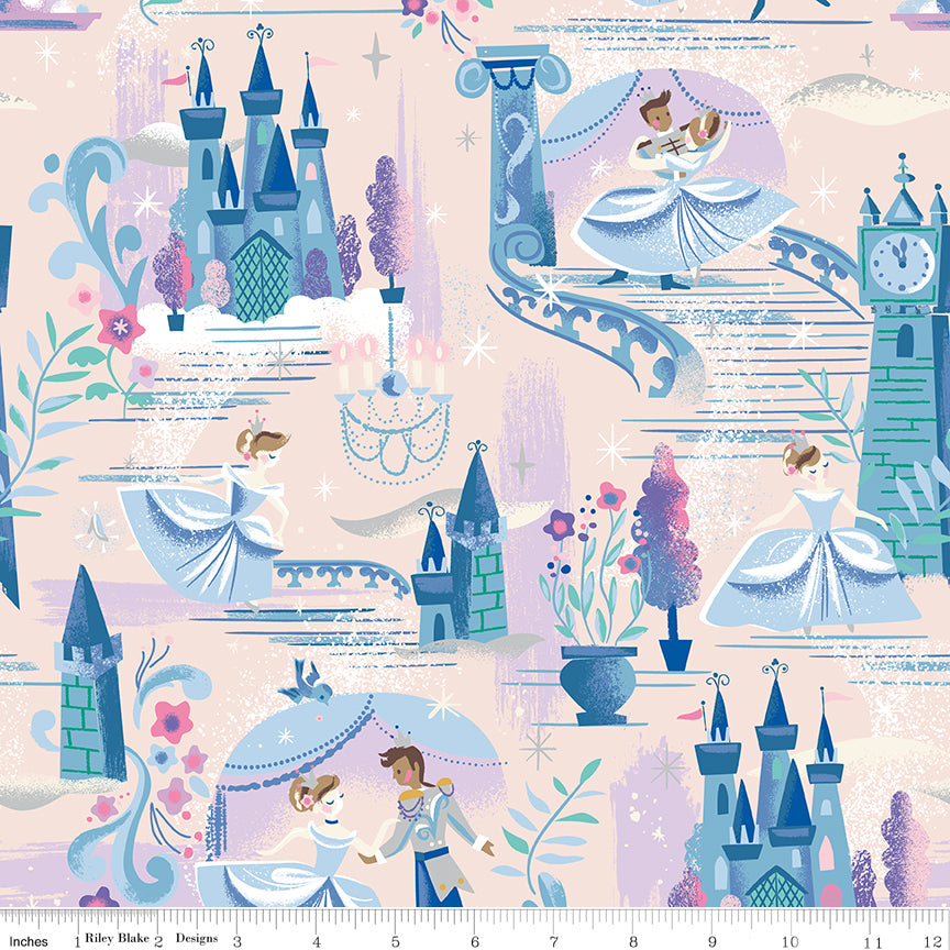 Wishes The Ball Ballerina Sparkle by Jill Howarth for Riley Blake Designs - 1/2 Yard