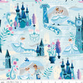 Wishes The Ball Powder Sparkle by Jill Howarth for Riley Blake Designs - 1/2 Yard