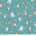 Wishes Cast Raindrop Sparkle by Jill Howarth for Riley Blake Designs - 1/2 Yard