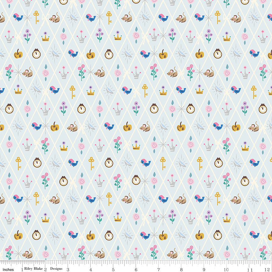 Wishes Diamond Powder Sparkle by Jill Howarth for Riley Blake Designs - 1/2 Yard