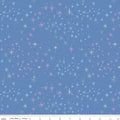 Wishes Magic Periwinkle Sparkle by Jill Howarth for Riley Blake Designs - 1/2 Yard