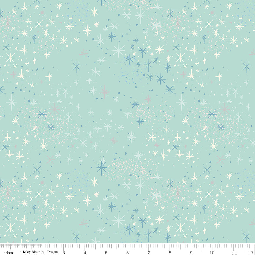 Wishes Magic Songbird Sparkle by Jill Howarth for Riley Blake Designs - 1/2 Yard