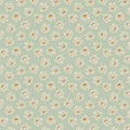 Slow Summer Susans Pistachio -1/2 Yard