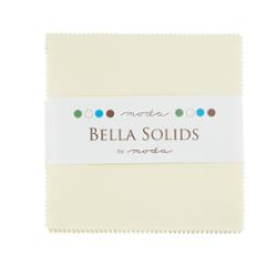Bella Solids Snow Charm Pack by Moda