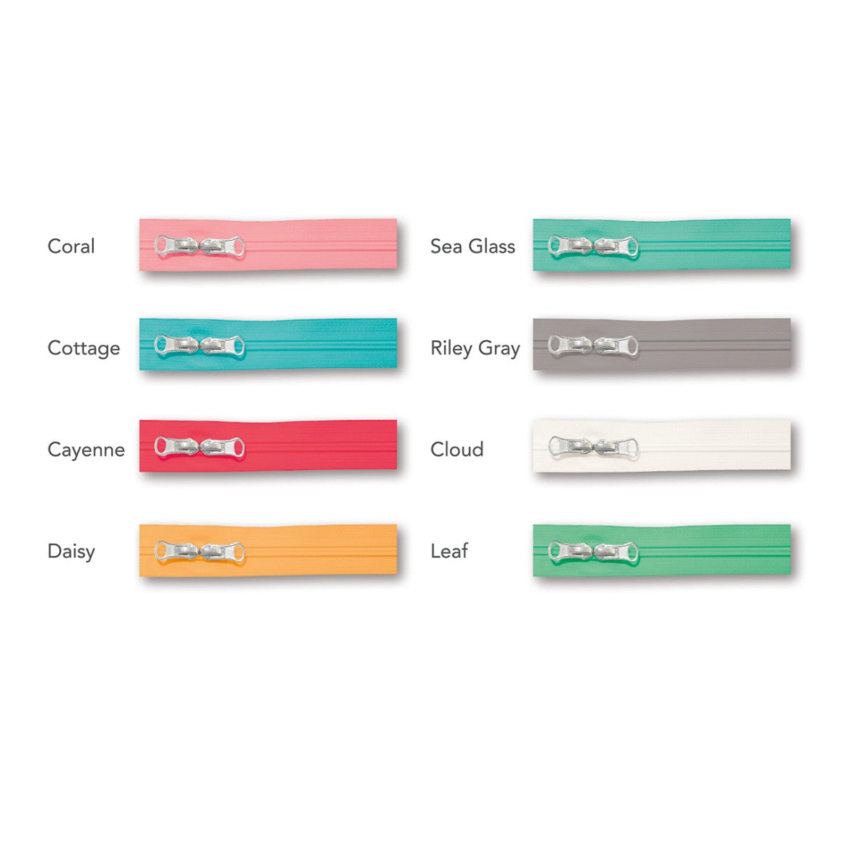 Lori Holt Happy Zippers - 8 Pack