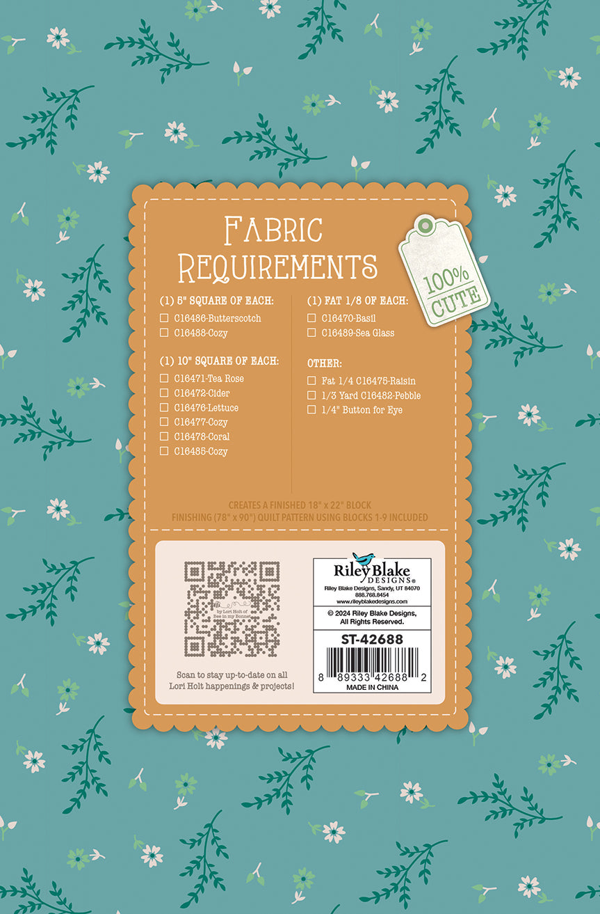 Lori Holt Gentler Times Quilt Seeds #8 - image 5