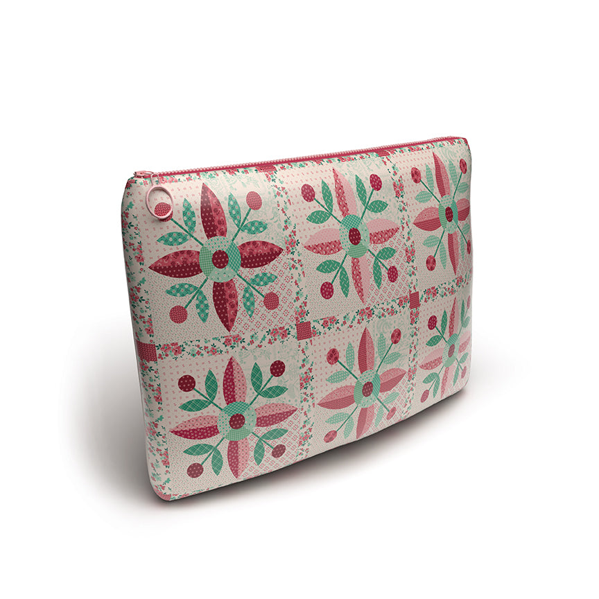 Lori Holt Berry & Sage Vinyl Project Bag