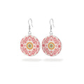Leather Circle Earrings Piece & Plenty
