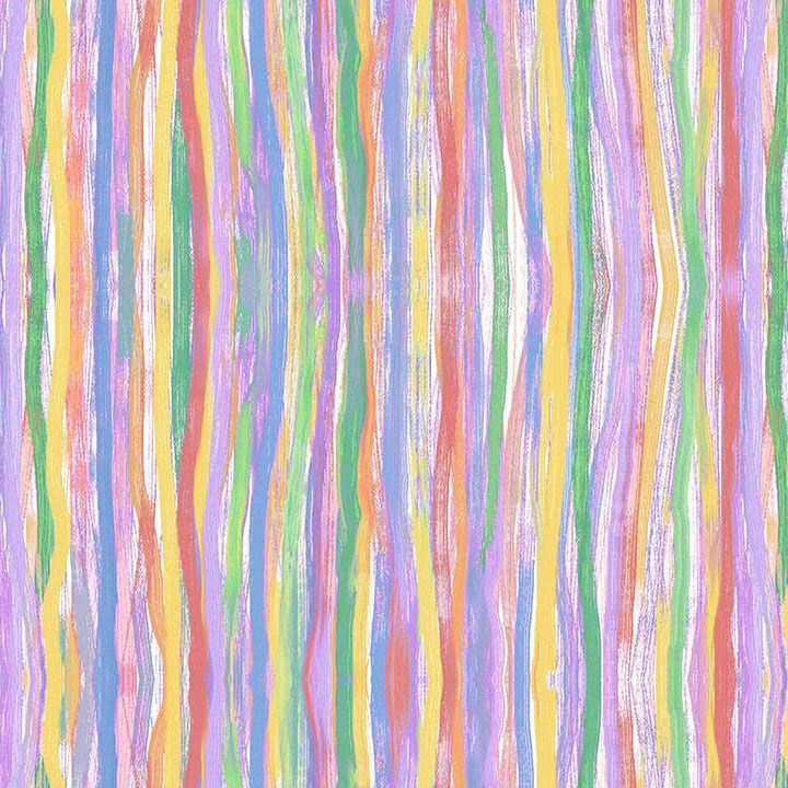 Impression - OIL BRUSH STRIPE -Multi - by CHONG-A HWANG for Timeless Treasures - 1/2 YARD