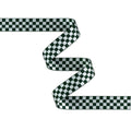 Checkerboard Green/White Webbing 1-1/2in x 3 Yd