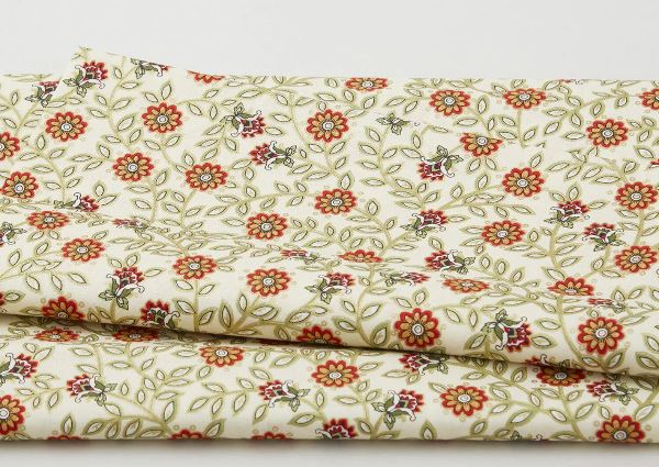 Samsara - Samsara Floral Trail Cream - 2 Yard Cut