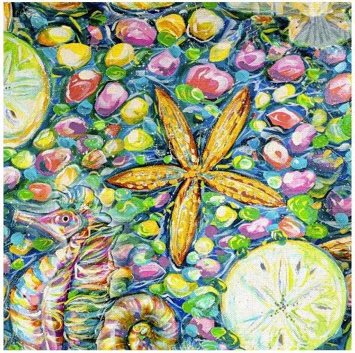 3 Wishes Seaside Summer Collections Fat Quarter Bundle - 6 pieces