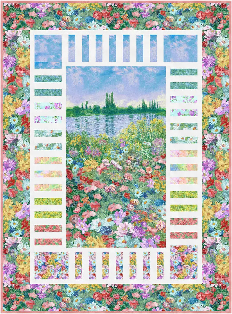Impression -See Thru -Quilt Kit - by CHONG-A HWANG for Timeless Treasures