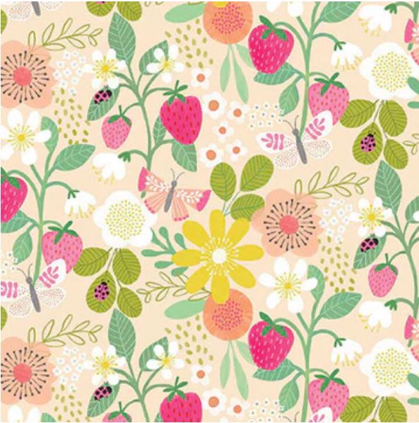 Sweet Summer - QT Fabrics 2600-31392-C - Light Peach - 1/2 Yard